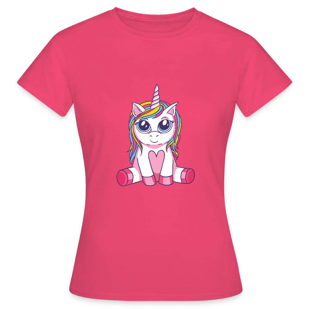 T-shirt Femme Licorne  - REF00011 - rose azalée