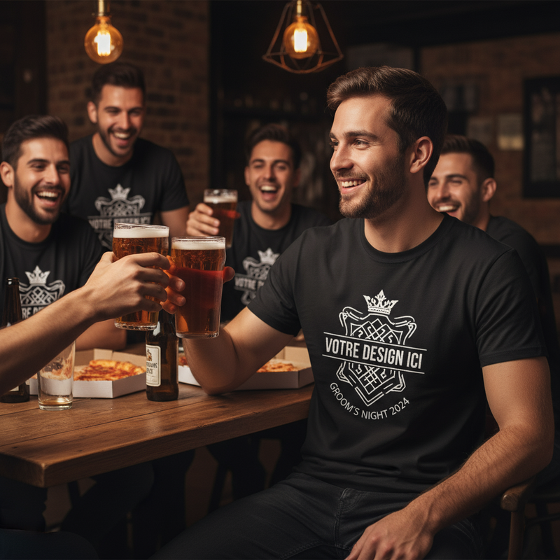 T-shirt Enterrement de Vie de Garçon – Personnalisé