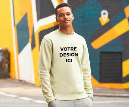 Pull col rond homme personnalisable – confort premium & style intemporel — UNiKtee