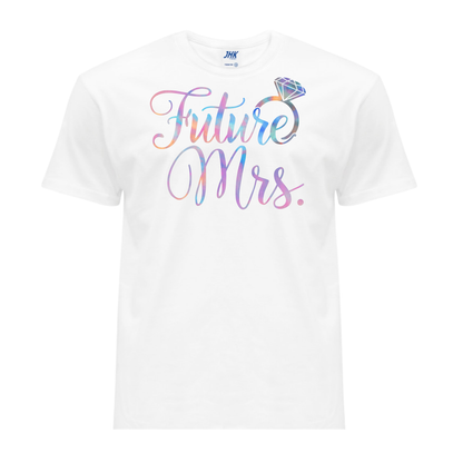 T-shirt Femme Future Mrs – EVJF Chic & Fun  – Cadeau Mariée –  REF00030 — UNiKtee