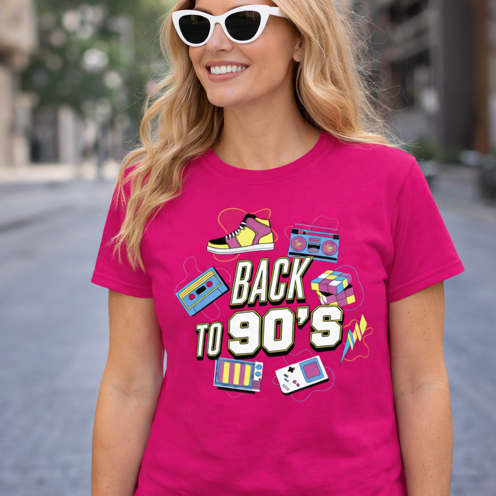 Tee-shirt Années 90 Rétro – Cadeau Anniversaire 90’s – REF00042 — UNiKtee