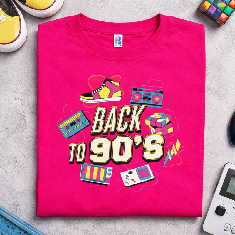 Camiseta Retro Años 90 – Regalo Cumpleaños 90's – REF00042
