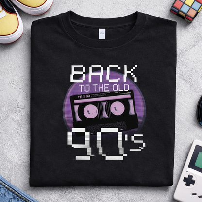 T-shirt Back To The Old 90s – Cadeau Nostalgie 90’s - REF00044 — UNiKtee
