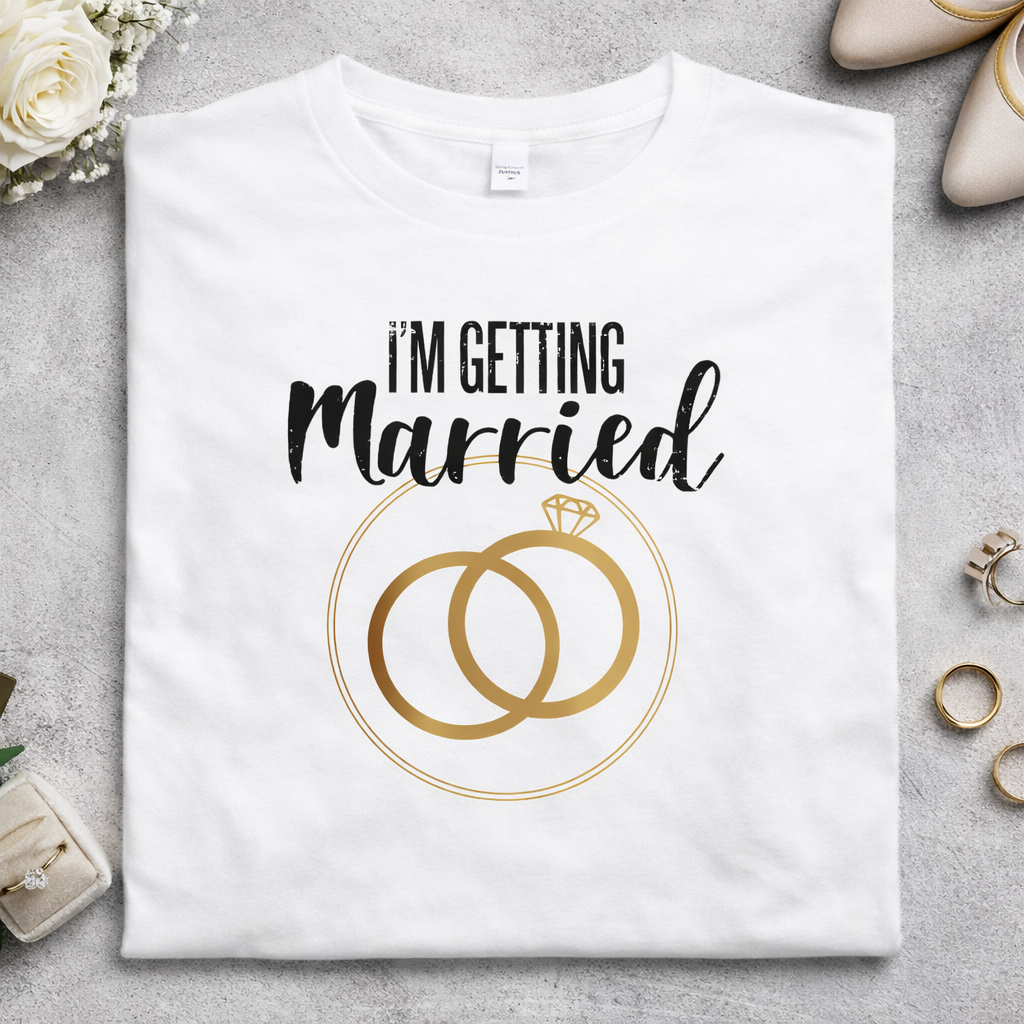 T-shirt Future Mariée – I’m Getting Married - EVJF | UNiKtee REF00045 — UNiKtee