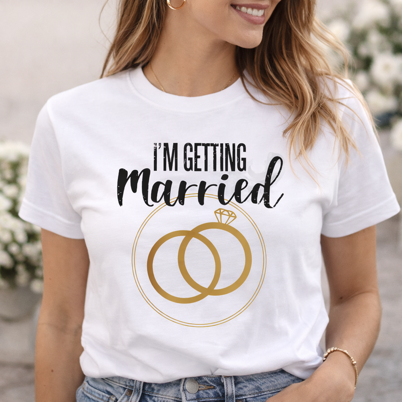 T-shirt Future Mariée – I’m Getting Married - EVJF | UNiKtee REF00045