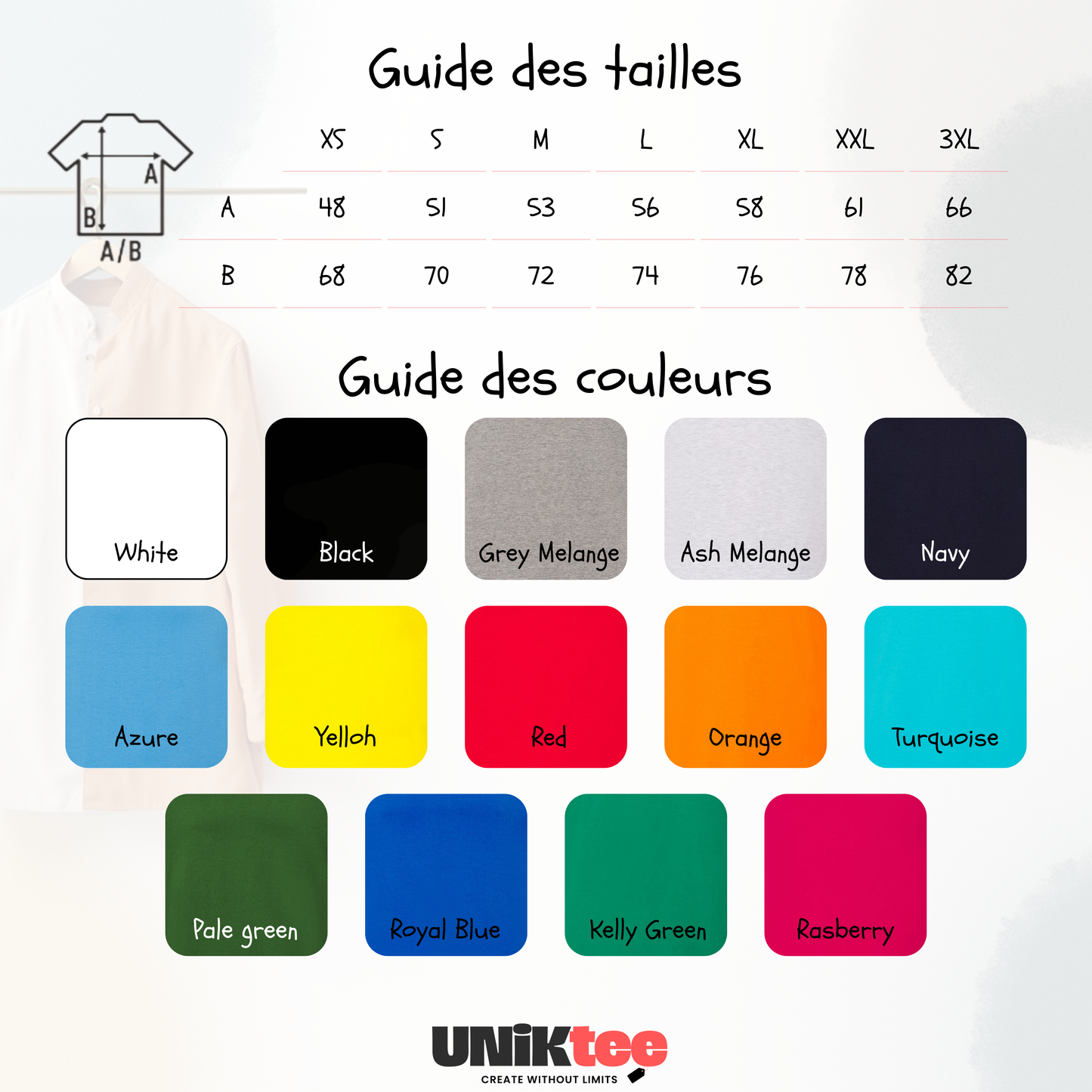 T-Shirt Premium Femme Personnalisé – 100% Coton (Logo, Texte, Visuel) — UNiKtee