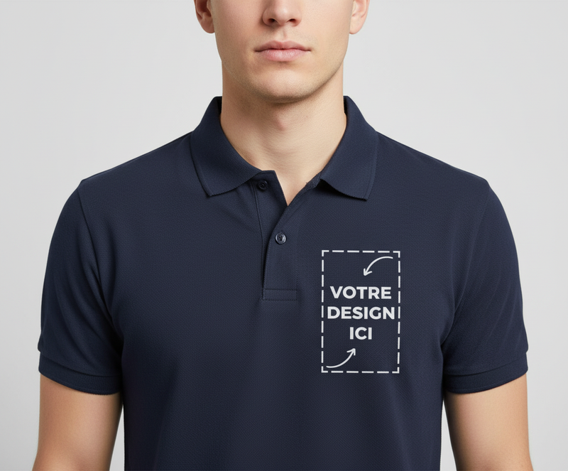 Polo personnalisable – style pro & finition premium