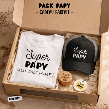 Coffret Cadeau Papy Personnalisé | PACK00003 — UNiKtee