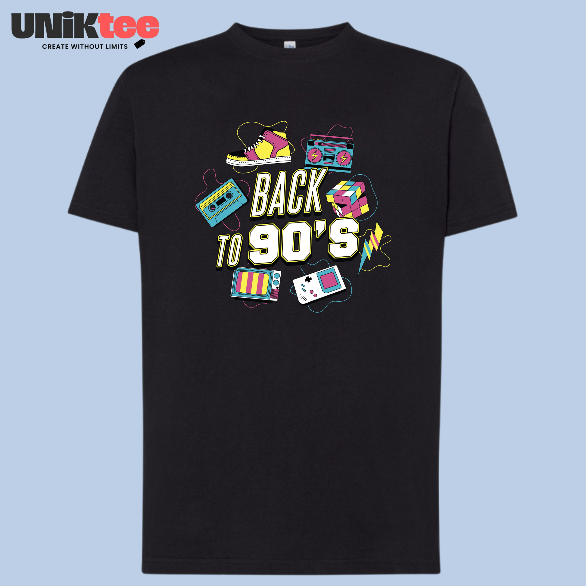 Tee-shirt Années 90 Rétro – Cadeau Anniversaire 90’s – REF00042 — UNiKtee