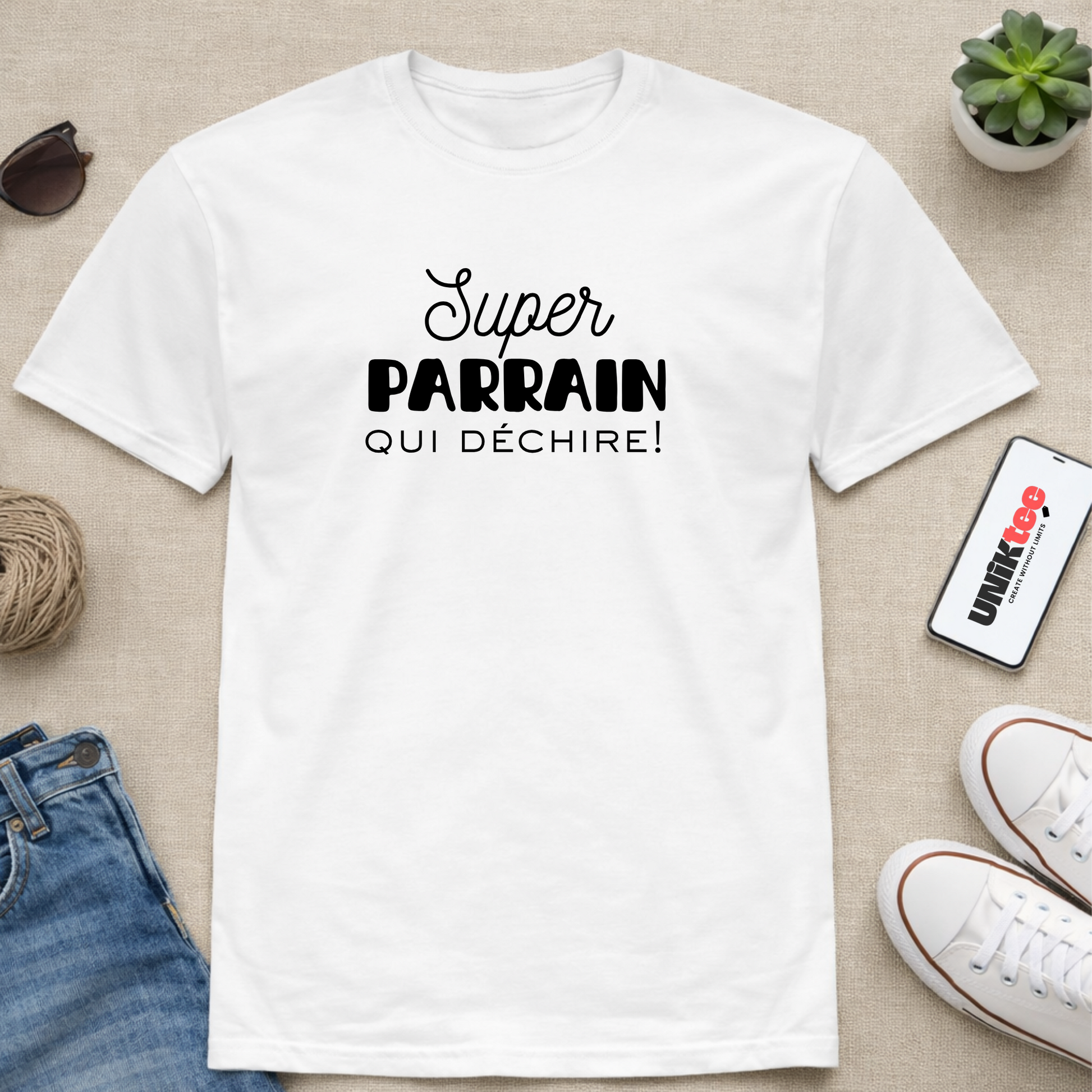 Coffret Cadeau Parrain Personnalisé | PACK00001 — UNiKtee
