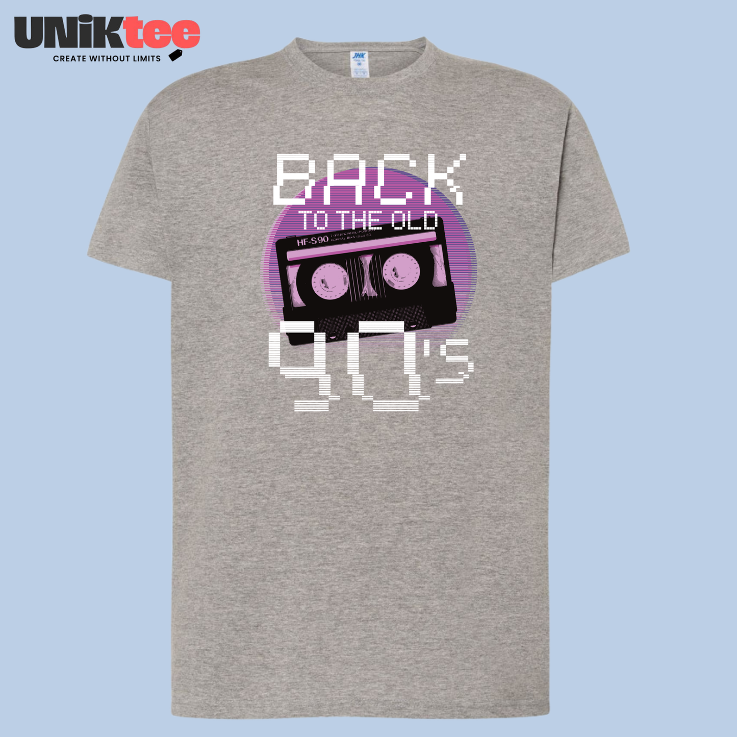 T-shirt Back To The Old 90s – Cadeau Nostalgie 90’s - REF00044 — UNiKtee