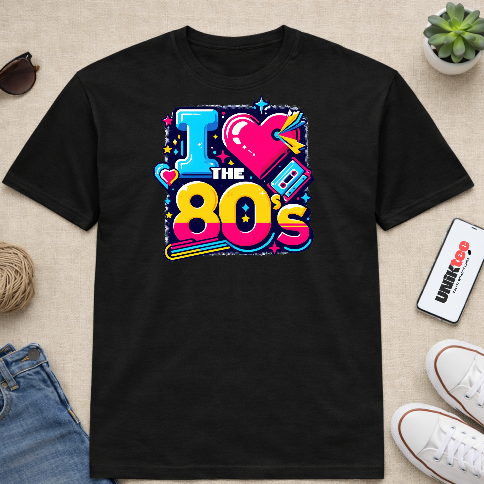 Tee-shirt Années 80 Rétro – REF00081 — UNiKtee