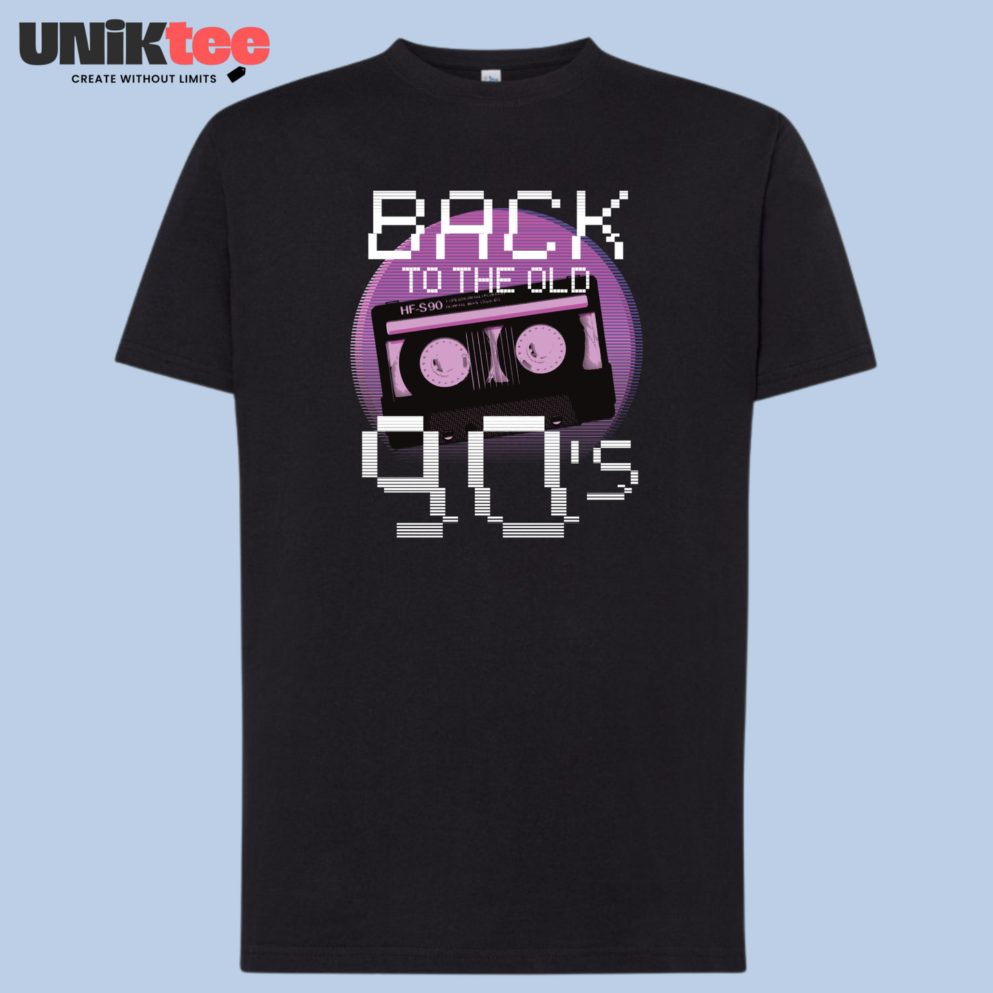 T-shirt Back To The Old 90s – Cadeau Nostalgie 90’s - REF00044 — UNiKtee