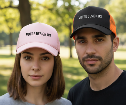 Casquette trucker personnalisable – style & confort au quotidien — UNiKtee