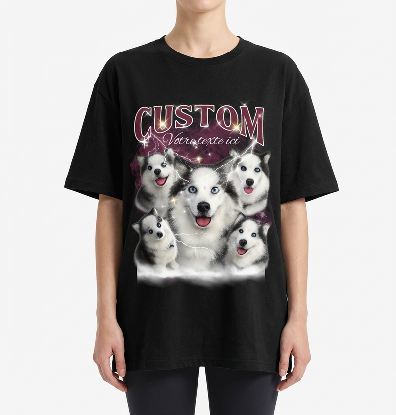 T-shirt Animaux Personnalisé – Ton Design Unique en Photo | UNiKtee REF00019