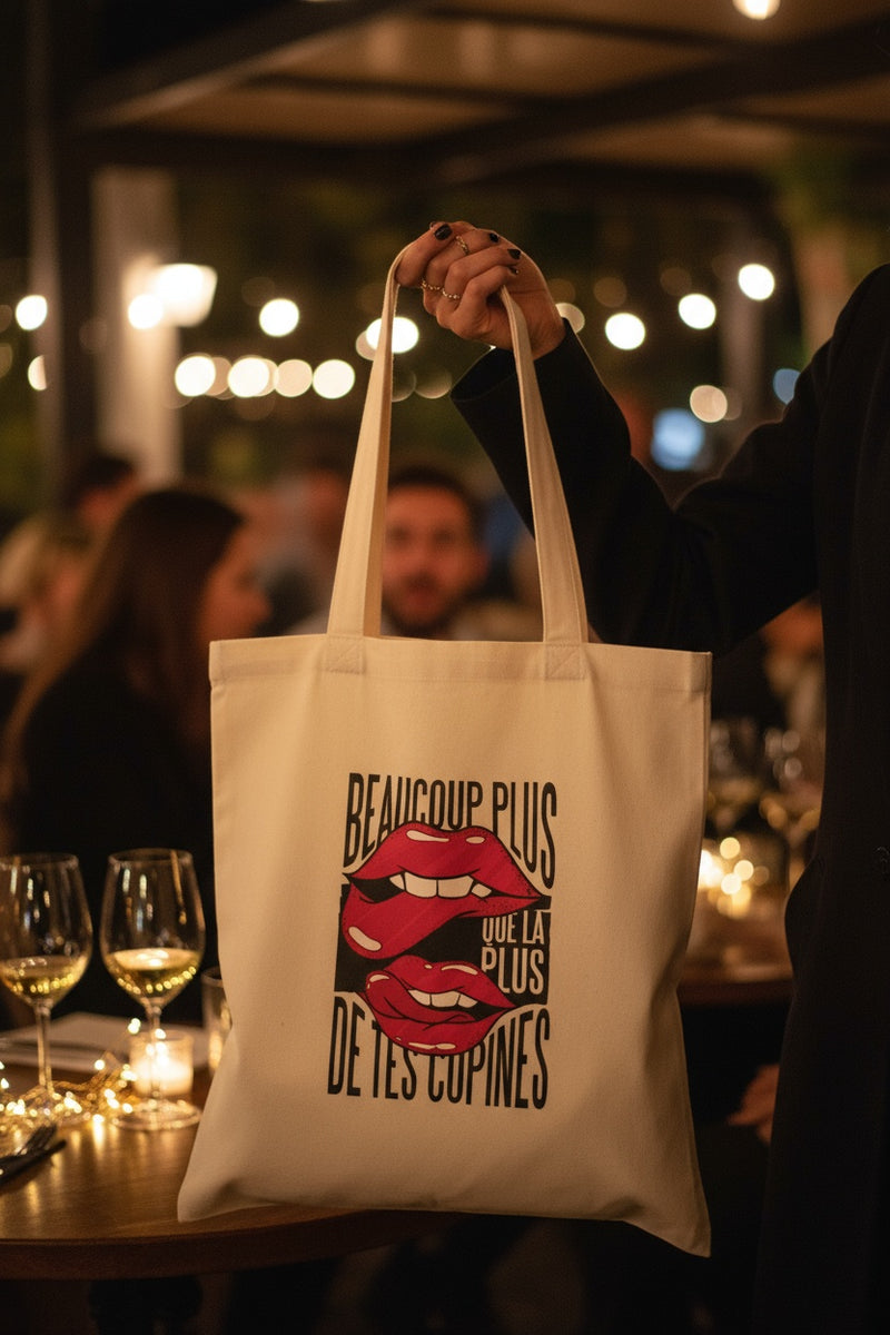 Tote Bag – Beaucoup Plus Que La Plus De Tes Copines - REF00017