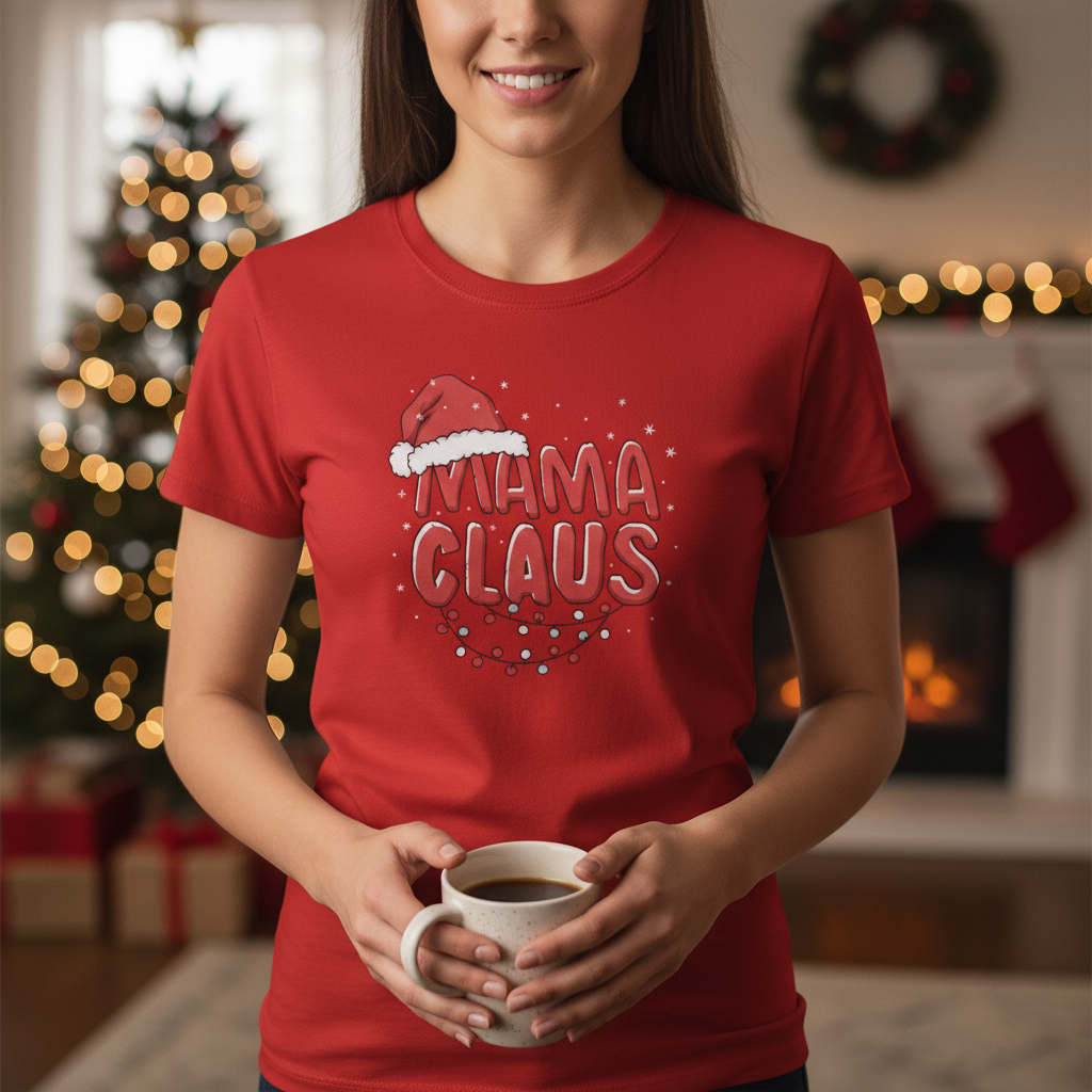 T-shirt Femme – Mama Claus - REF00020