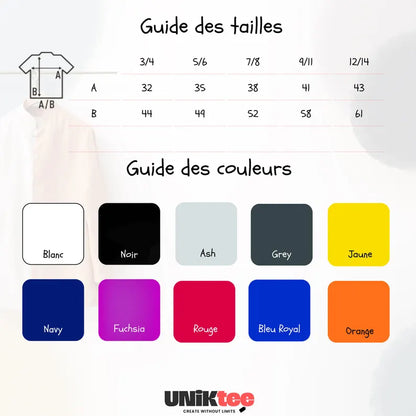 T-shirt coton enfant personnalisable – confort &amp; qualité au quotidien — UNiKtee
