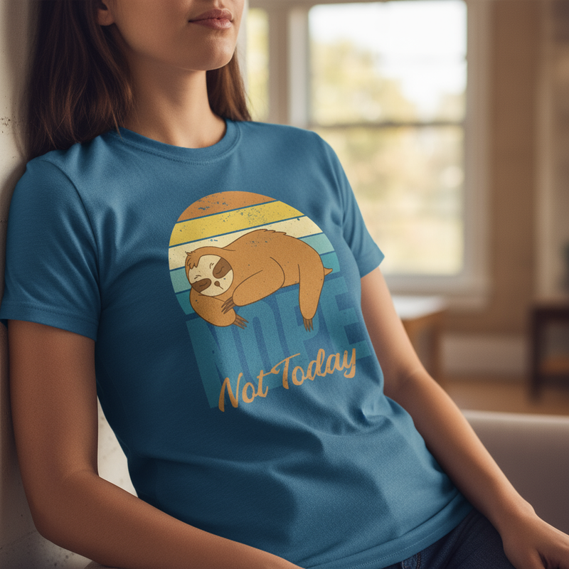 Sweat à Capuche Unisexe “Nope, Not Today” – Humour & Confort Ultime | REF00067