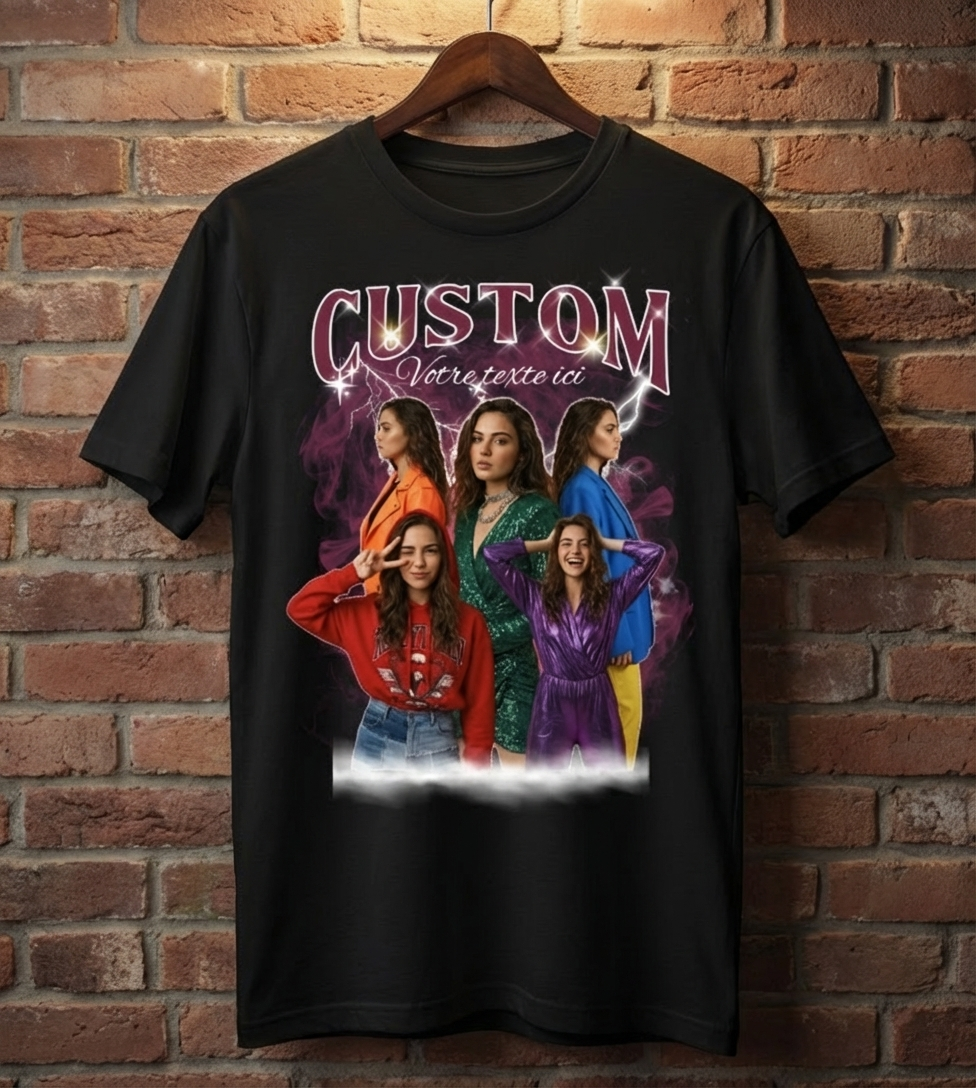 T-shirt Personnalisé Photo – Crée Ton Design Unique| UNiKtee REF00018 — UNiKtee