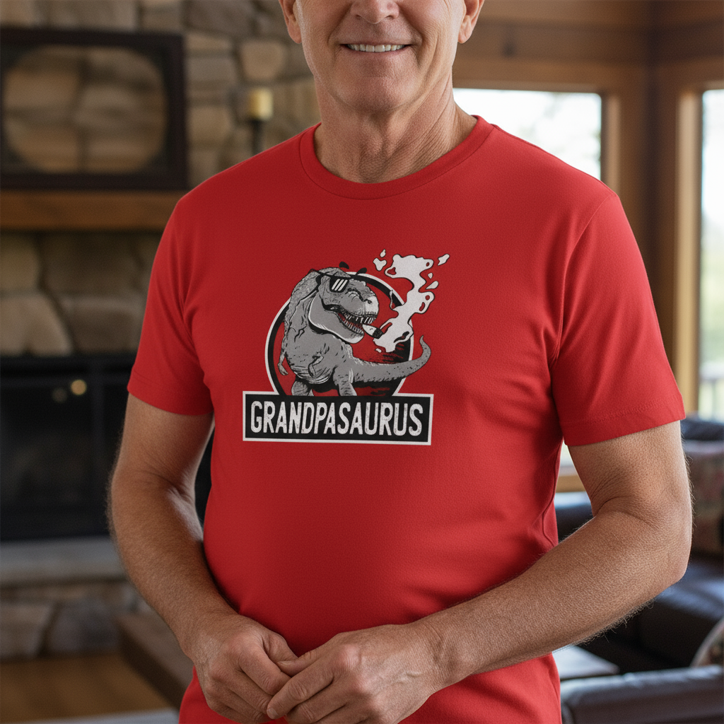 🦖 T-shirt Homme “Grandpasaurus” – Humour & Style Légendaire | UNiKtee REF00041