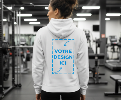 Veste à capuche zippée femme personnalisable – confort & style quotidien — UNiKtee