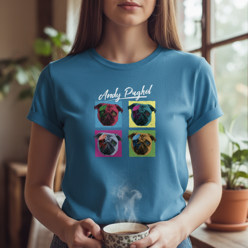 T-shirt Femme “Andy Pughol” – Style Pop Art & Fun | REF00069
